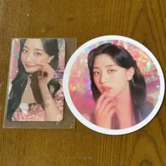 TWICE Taste of love ジヒョ トレカ コースター