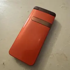 au GRATINA オレンジ折りたたみ式携帯電話本体