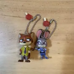 なかよしペアスイング　ズートピア　ペアセット　ガチャガチャ