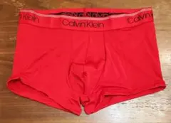 カルバンクライン　新品　メンズ　ボクサーパンツ(ロゴ3P/レッドS)