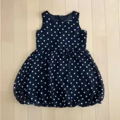 【お値下げ】 COMME CA ISM ドットワンピース　100