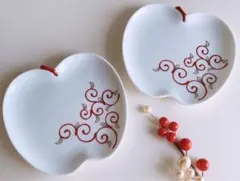 未使用　香蘭社　赤繪町工房　赤唐草・アップルディッシュ　5枚組 未使用 香蘭社 赤繪町工房 赤唐草・アップルディッシュ 5枚組 2025年