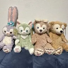 ダッフィー　シェリーメイ　ステラルー　ジェラトーニ　Sサイズ　ぬいぐるみ　タグ付
