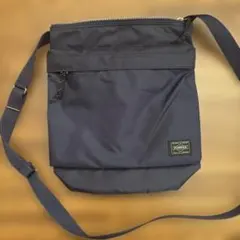 PORTER フラッシュ ショルダーバッグ ブルー 縦20×横14×マチ4cm - メルカリ