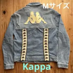 Kappa デニムジャケット バックがインパクト大 サイズM