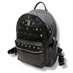 【美品】MCM リュック バックパック スタッズ 黒 ブラックのサムネイル