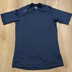 ミズノ 野球 アンダーシャツ インナー ネイビー　M