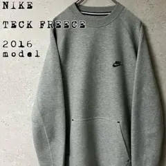 NIKEナイキ2016TECKFREECEテックフリースクルーネック超美品XL