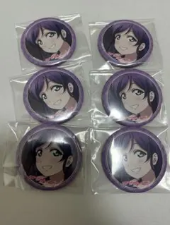 ラブライブ！ 15周年 アトレ秋葉原 東條希 缶バッジ 6個セット - メルカリ
