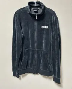 PUMAプーマ トラックジャケット ベロア 刺繍ロゴ　Mサイズ