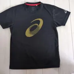 ASICS ブラック Tシャツ M