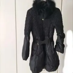 ファー付きダウンコート