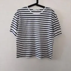 新品　アフタヌーンティー　ボーダーTシャツ Mのサムネイル