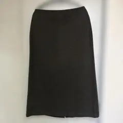 UNIQLO ブラッシュドジャージーナロースカート XL オリーブ