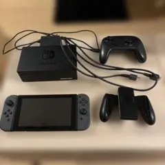 Nintendo Switch 本体 グレー プロコン付き