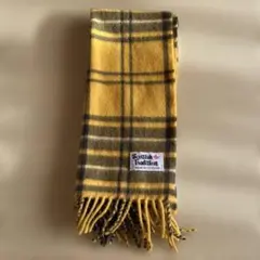 Scottish Tradition イエローチェックマフラー