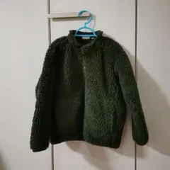 ユニクロ オリーブグリーン フリースジャケット 120cm