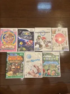 Wii 소프트웨어 7종 세트 대량 판매