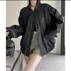 【値下げ】ライダースジャケット ブルゾン