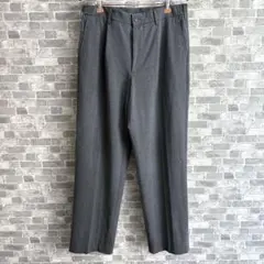UNIQLO ユニクロ タックワイドパンツ スラックス グレー L