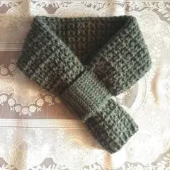 手編み ミニマフラー