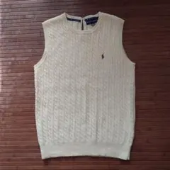 Ralph Lauren ケーブルニットベスト