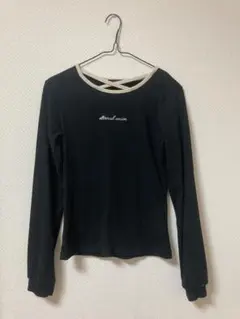 JESSY LOGAN ブラック長袖カットソー 160