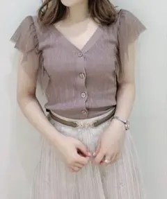 【最終価格】　MERCURYDUO チュール　トップス　夏服　秋服
