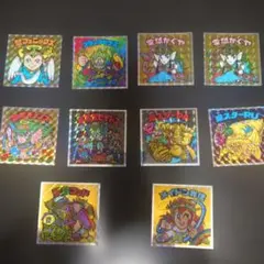 ヘッドだらけのビックリマンシール 9種