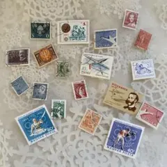 ポーランド・ハンガリー 使用済切手 約20枚