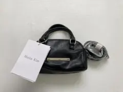 Matin Kim ブラック ショルダーバッグ