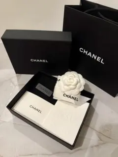 CHANEL シャネル 空箱 保存袋 カメリアリボン ショッパー 紙袋セット