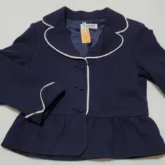 120cm☆ポンポネットのジャケット　卒園式　入学式　発表会　冠婚葬祭　女の子のサムネイル