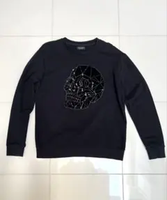 ZARA MAN スカルデザイン トレーナー XL ブラック