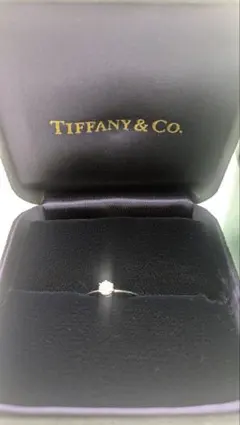 最高級】Tiffany ソリティア ダイヤ ピアス Pt950 純正キャッチ - メルカリ