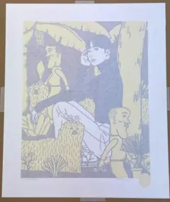 카인 논첼리 언타이틀드 실크스크린 키리반 료칸