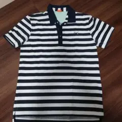 PUMA ストライプ ゴルフシャツ　ゴルフウェア　 XL