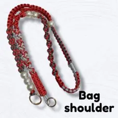 bag shoulderスマホショルダーパールストラップ