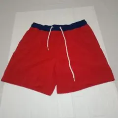 メンズ ショートパンツ USA Lサイズ レッド 短パン ハーフパンツ 夏のサムネイル