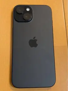 iPhone15 128GB ブラック SIMフリー 背面ガラス割れ良好 89% - メルカリ