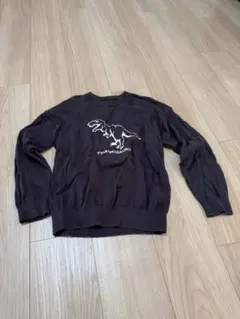 ティラノサウルス プリント セーター　140cm