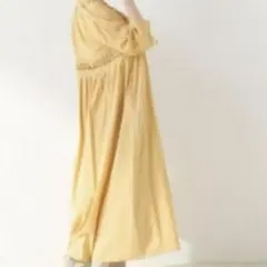 バンドカラーシャツワンピース