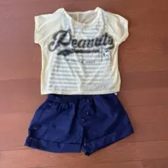 女児　スヌーピー 水着　4点　130㎝