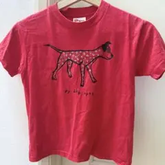 ヘインズ ダルメシアン柄　キッズTシャツ アメリカ製　S 6-8 赤　レッドのサムネイル