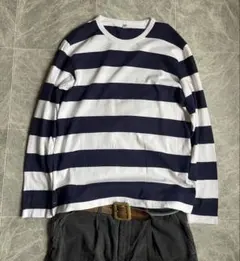 old uniqlo ボーダーロンT アーカイブ　cityboy y2k