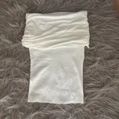 ZARAオフショルドレープニット