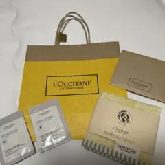 ロクシタン　ノベルティ　バイカラーイエローハンドタオル　匿名　送料込み^_^