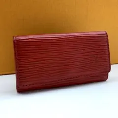 ヴィトン エピ ４連キーケース レッド 赤 LV メンズ レディース 正規品