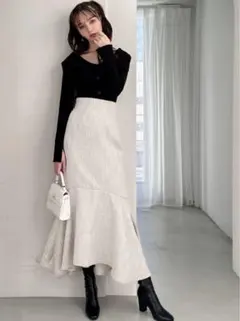 ツイードマーメイドスカート[gc158] GRL