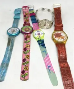 スウォッチ　SWATCH 腕時計　5本まとめ売りのサムネイル